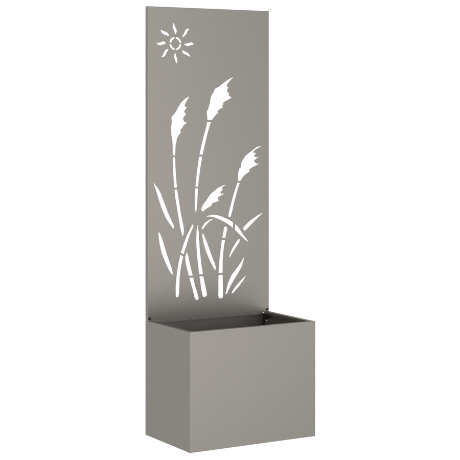 Tuinplant met Decoratief Paneel Roestig 50 x 140 cm