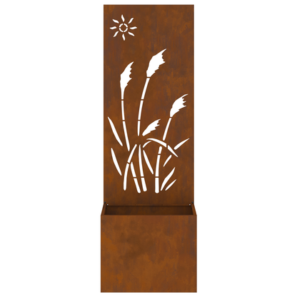 Tuinplant met Decoratief Paneel Roestig 50 x 140 cm