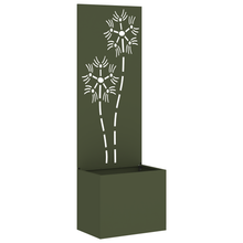 Tuinplant met Decoratief Paneel Olijfgroen 50 x 140 cm