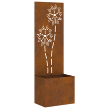 Tuinplant met Decoratief Paneel Roestig 50 x 140 cm