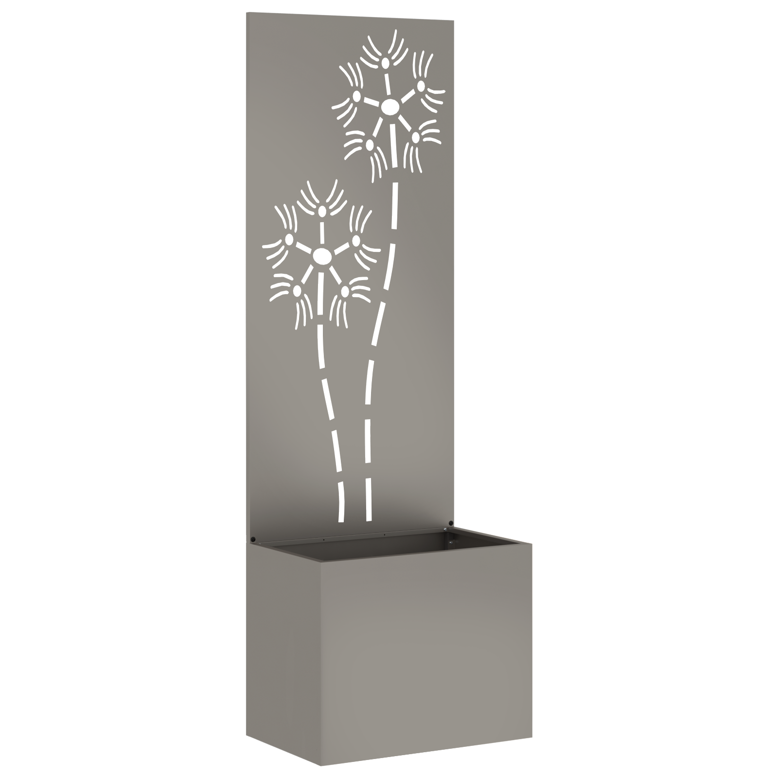 Tuinplant met Decoratief Paneel Roestig 50 x 140 cm