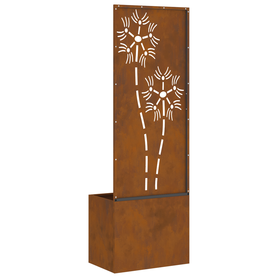 Tuinplant met Decoratief Paneel Roestig 50 x 140 cm