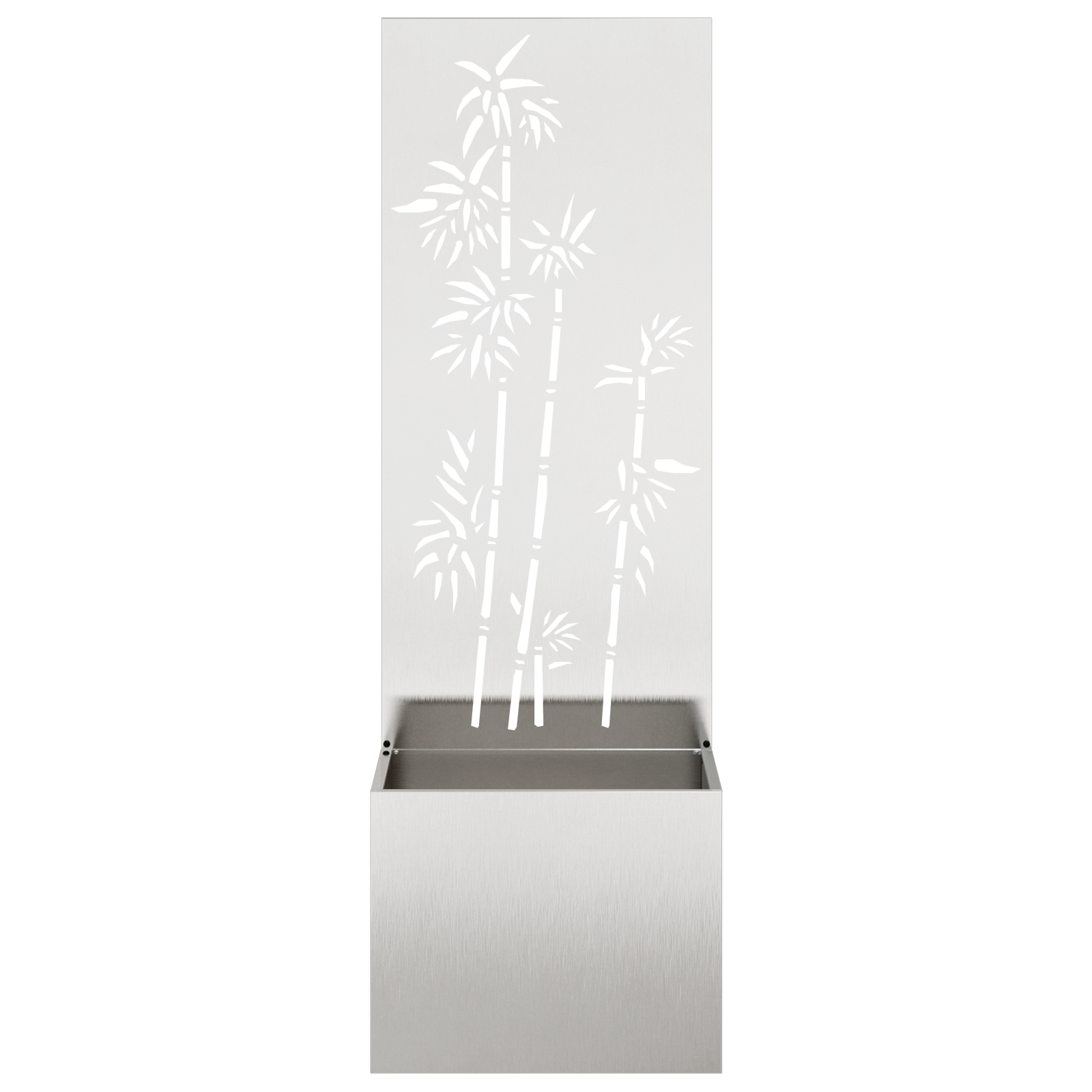 Tuinplant met Decoratief Paneel Zilver 50 x 140 cm