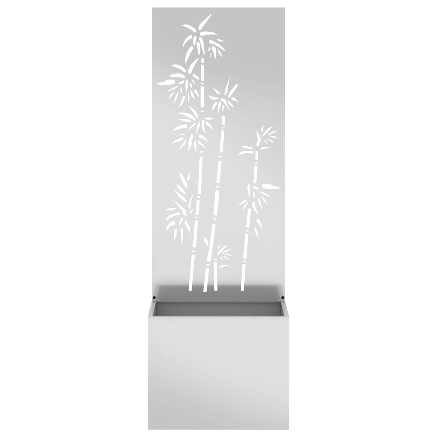 Tuinplant met Decoratief Paneel Zilver 50 x 140 cm