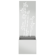 Decoratief paneel 50x140 cm zilver