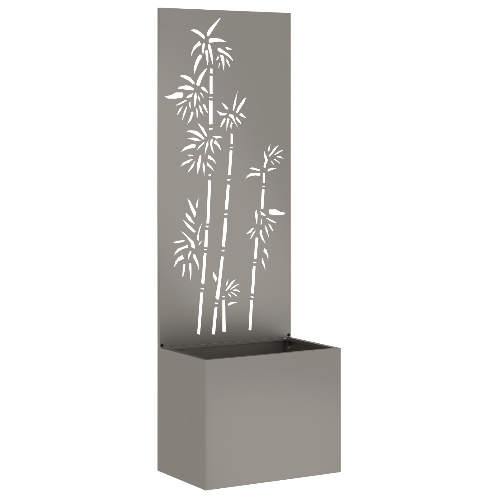 Tuinplant met Decoratief Paneel Roestig 50 x 140 cm Cortenstaal