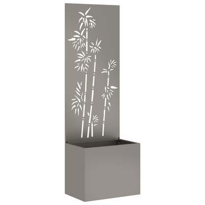 Tuinplant met Decoratief Paneel Roestig 50 x 140 cm Cortenstaal