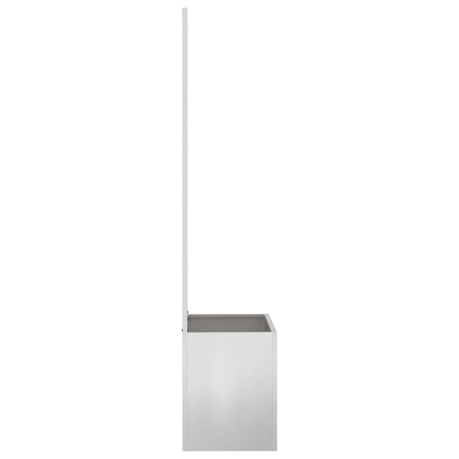 Tuinplant met Decoratief Paneel Zilver 50 x 140 cm