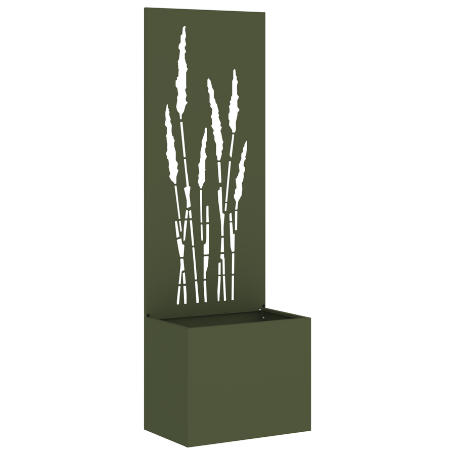 Tuinplant met Decoratief Paneel Olijfgroen 50 x 140 cm