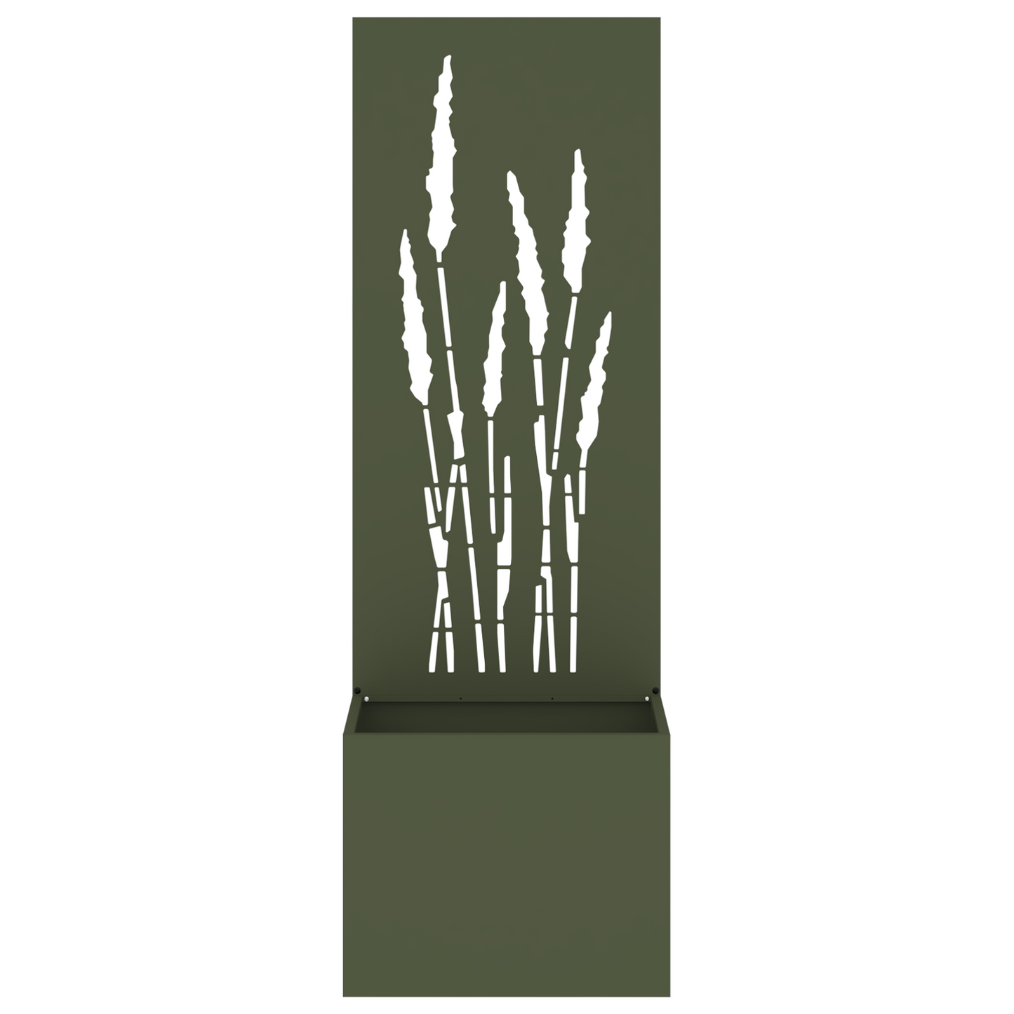 Tuinplant met Decoratief Paneel Olijfgroen 50 x 140 cm