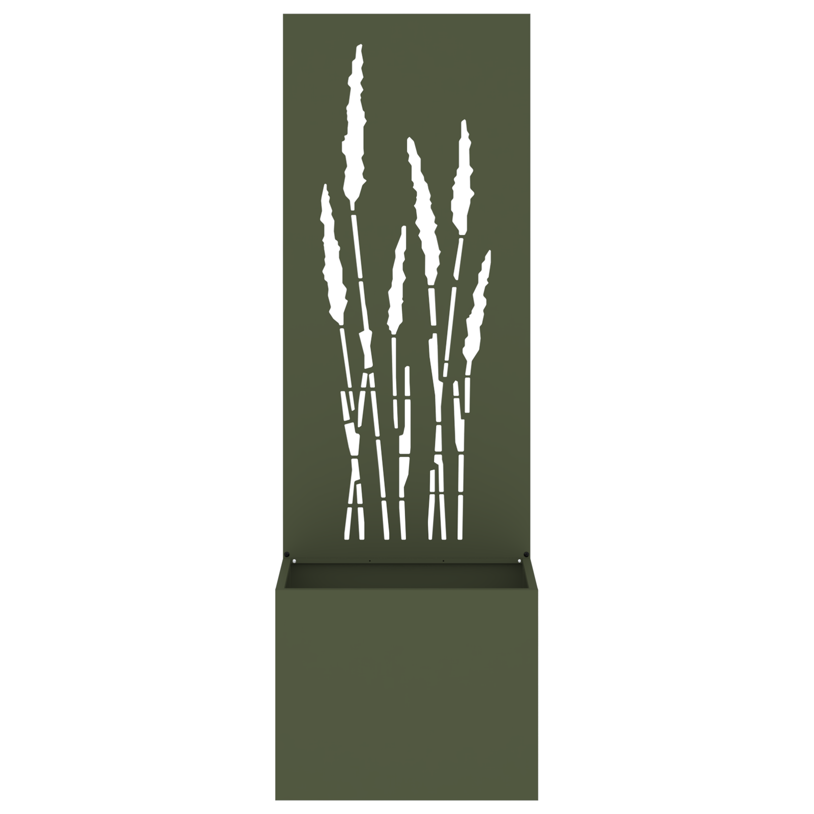 Tuinplant met Decoratief Paneel Olijfgroen 50 x 140 cm