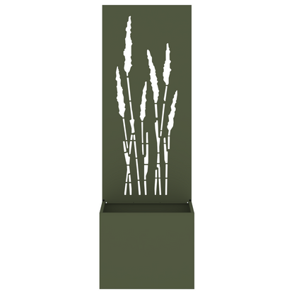 Tuinplant met Decoratief Paneel Olijfgroen 50 x 140 cm