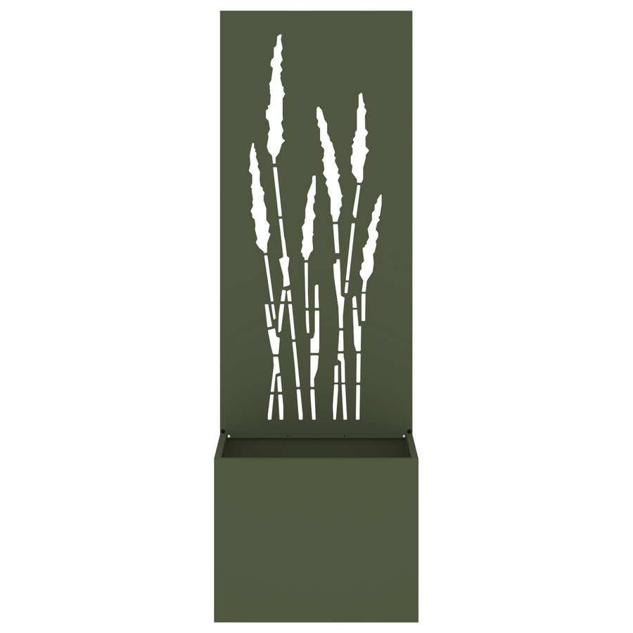 Tuinplant met Decoratief Paneel Olijfgroen 50 x 140 cm