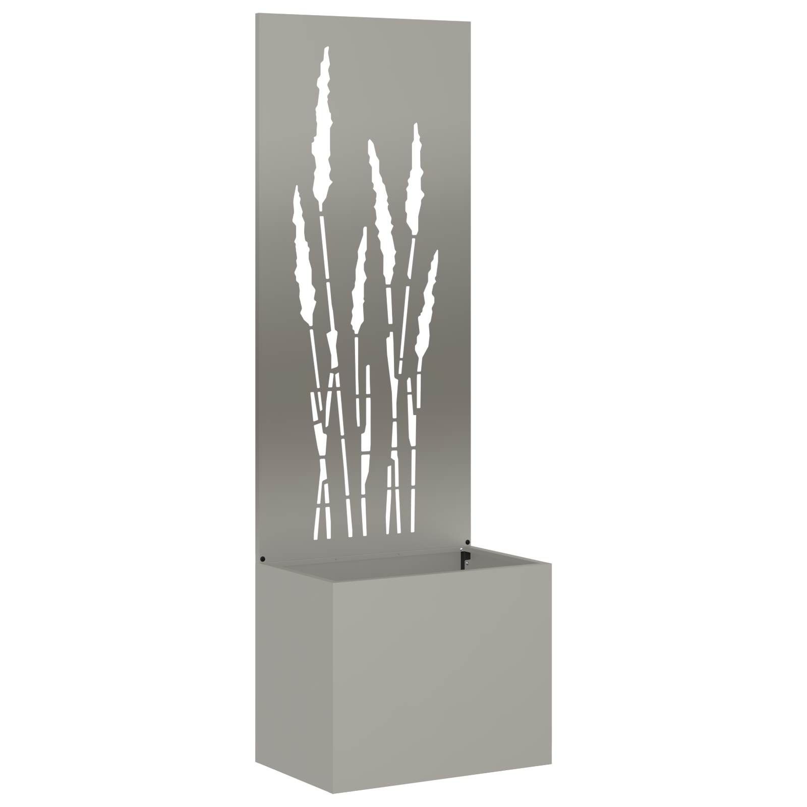 Tuinplant met Decoratief Paneel Roestig 50 x 140 cm Cortenstaal