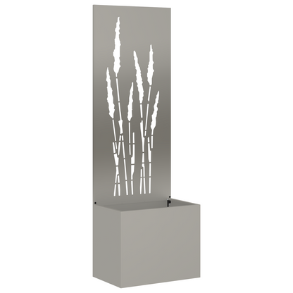 Tuinplant met Decoratief Paneel Roestig 50 x 140 cm Cortenstaal