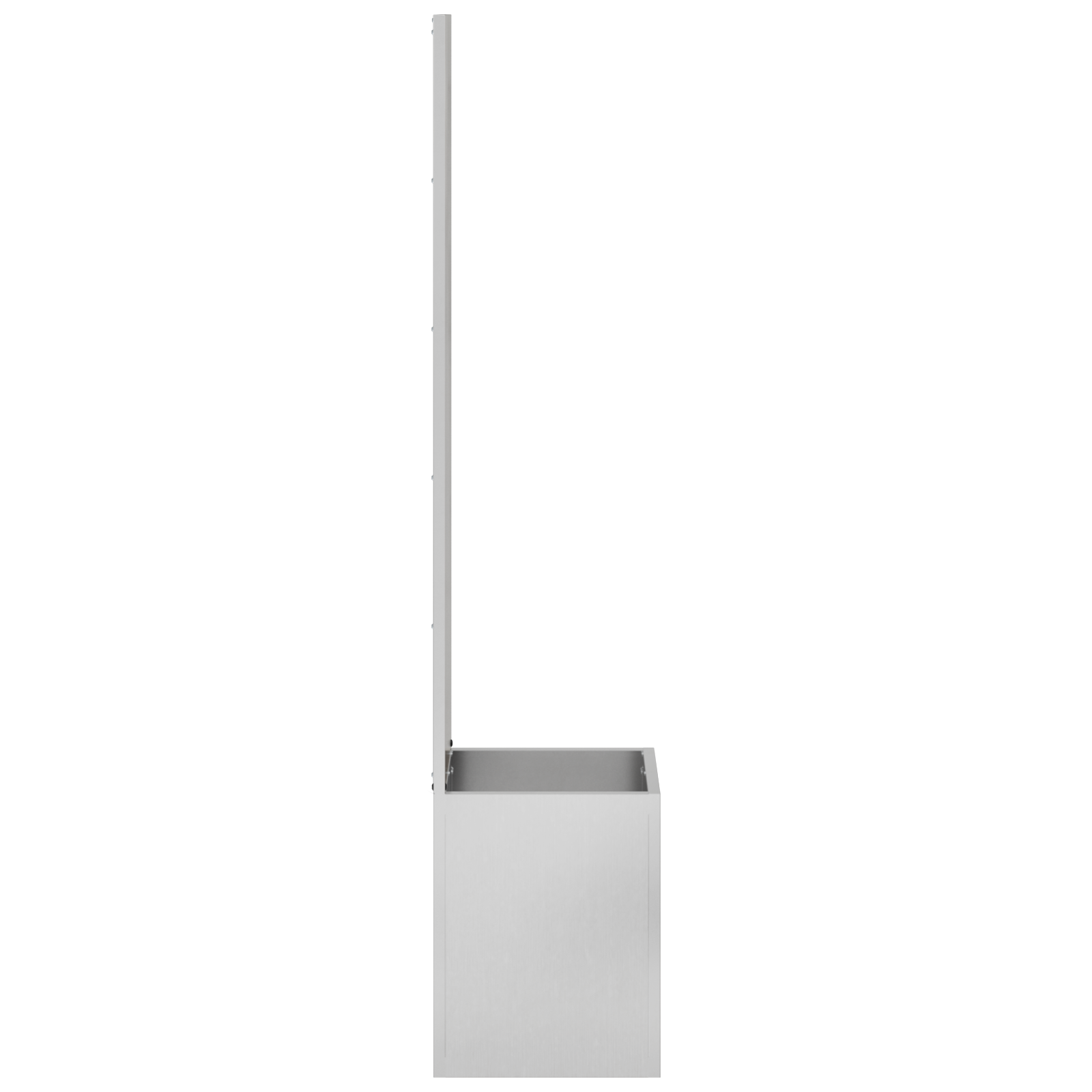 Tuinplant met Decoratief Paneel Zilver 50 x 140 cm