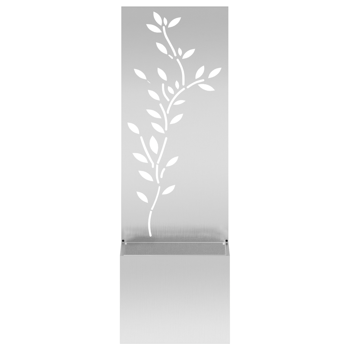 Tuinplant met Decoratief Paneel Zilver 50 x 140 cm