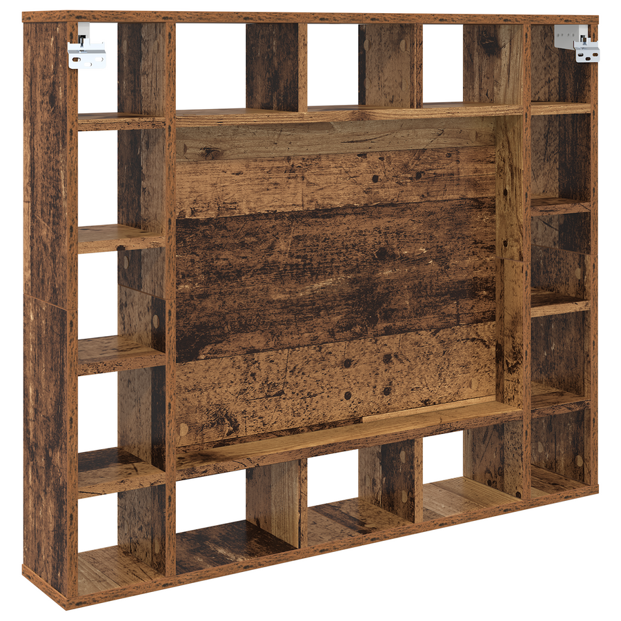 Spiegelkast Oud hout 91 x 15 x 76.5 cm Bewerkt hout