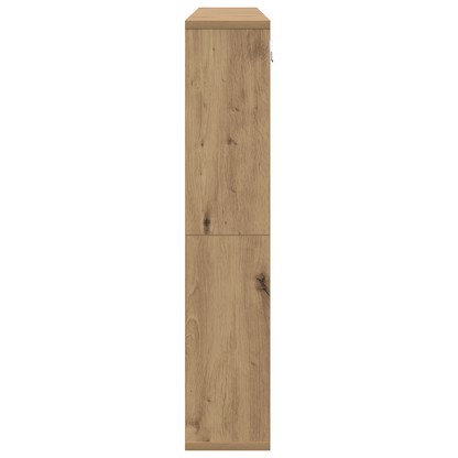 Spiegelkast artisanaal eikenkleurig 91 x 15 x 76.5 cm