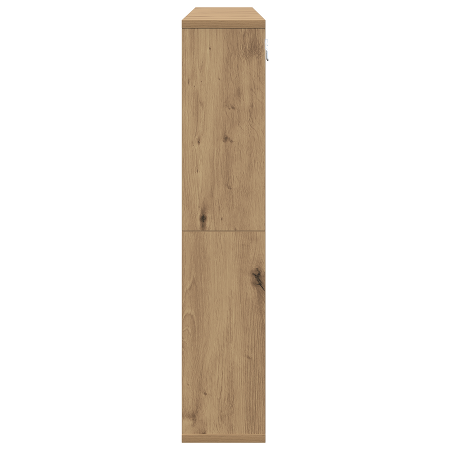 Spiegelkast artisanaal eikenkleurig 91 x 15 x 76.5 cm