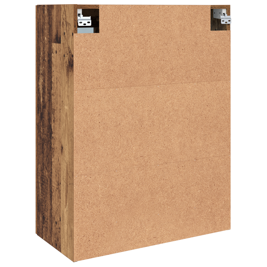Hangende Wandkast Bruin 69.5 x 34 x 90 cm Bewerkt hout