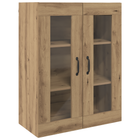 Wandkast 69.5x34x90 cm bewerkt hout bruin