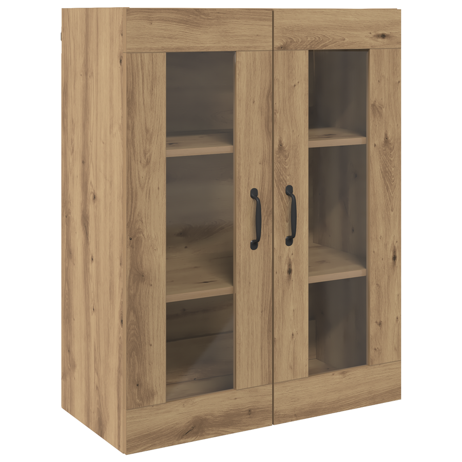 Hangende Wandkast Bruin 69.5 x 34 x 90 cm Bewerkt hout