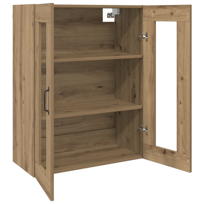 Hangende Wandkast Bruin 69.5 x 34 x 90 cm Bewerkt hout