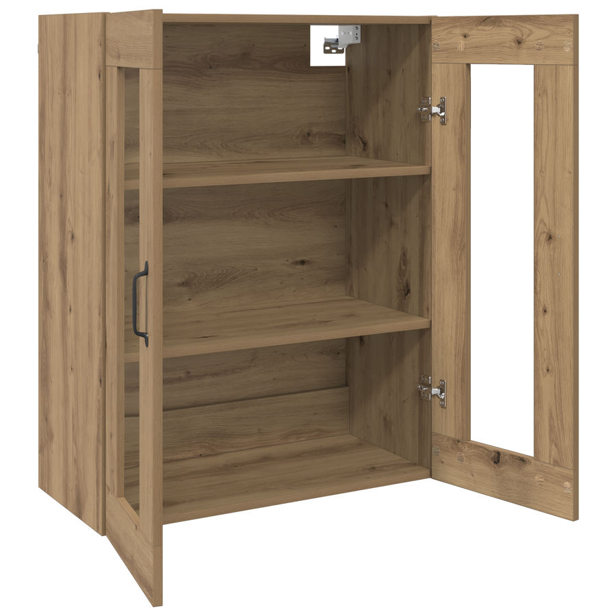 Hangende Wandkast Bruin 69.5 x 34 x 90 cm Bewerkt hout