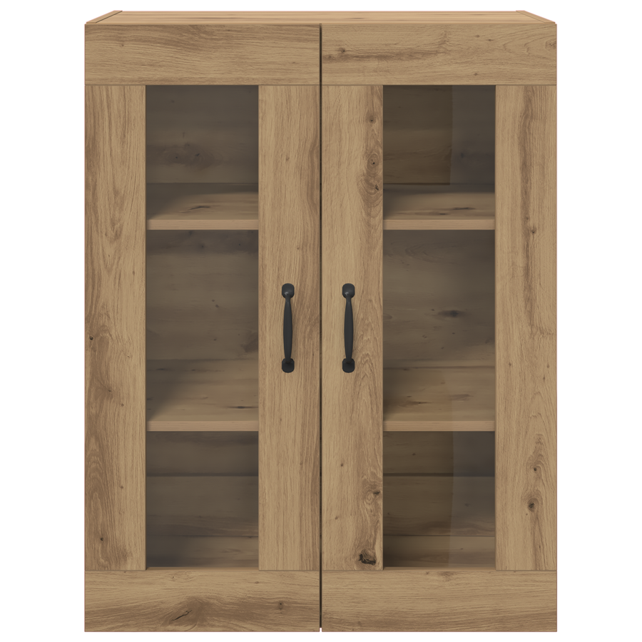 Hangende Wandkast Bruin 69.5 x 34 x 90 cm Bewerkt hout