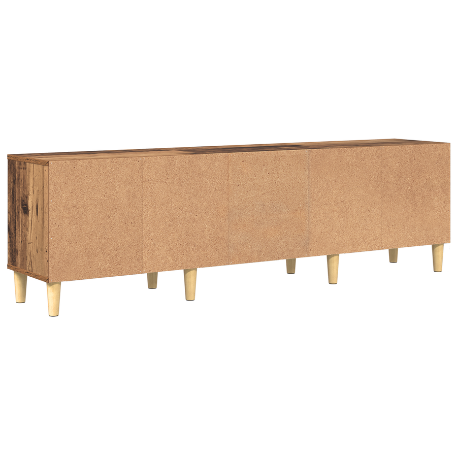 TV-kast met lade Oud hout 150 x 30 x 44.5 cm Bewerkt hout