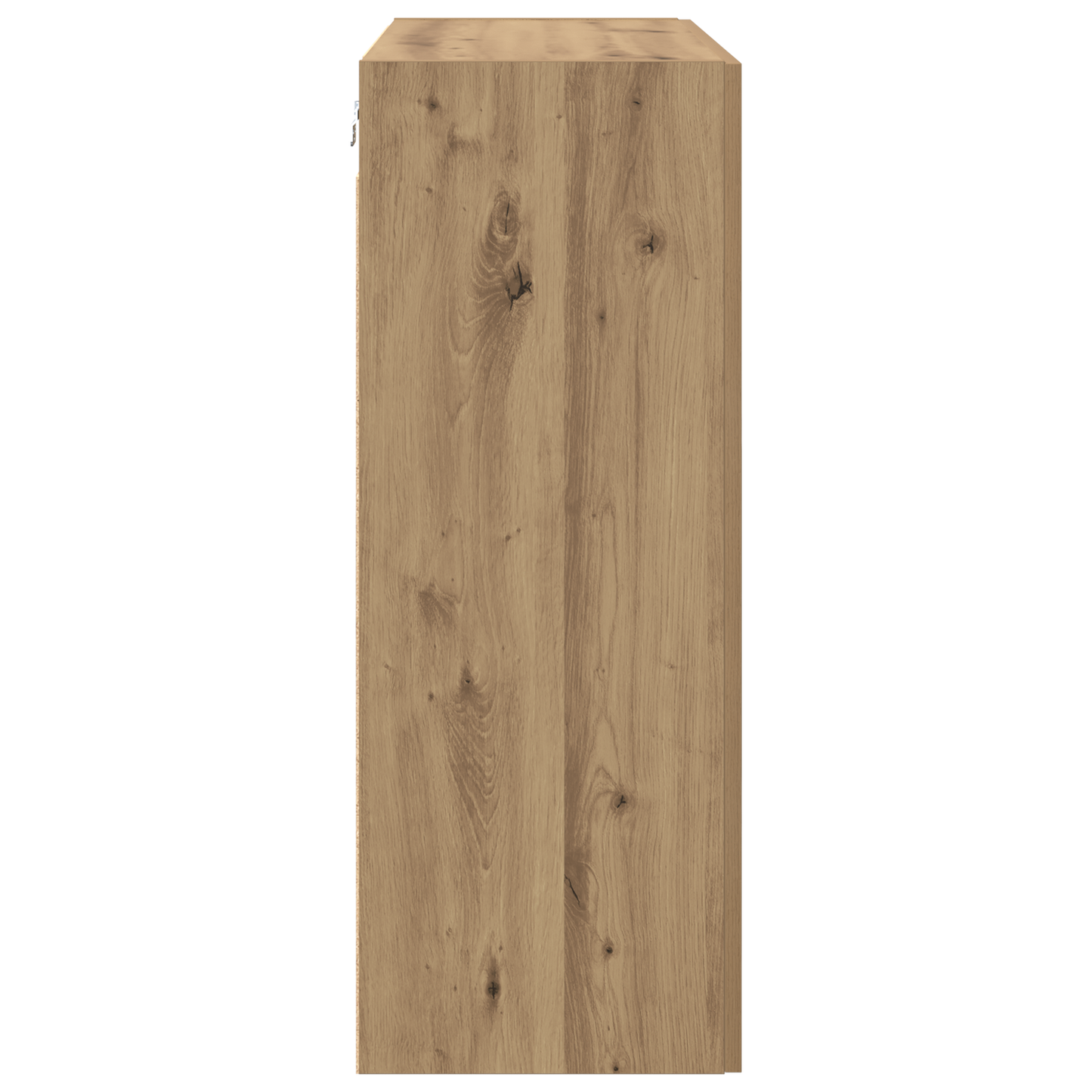 Wandkast met plank Wandgemonteerd met opslag met de deur Bruin 69.5 x 34 x 90 cm Bewerkt hout