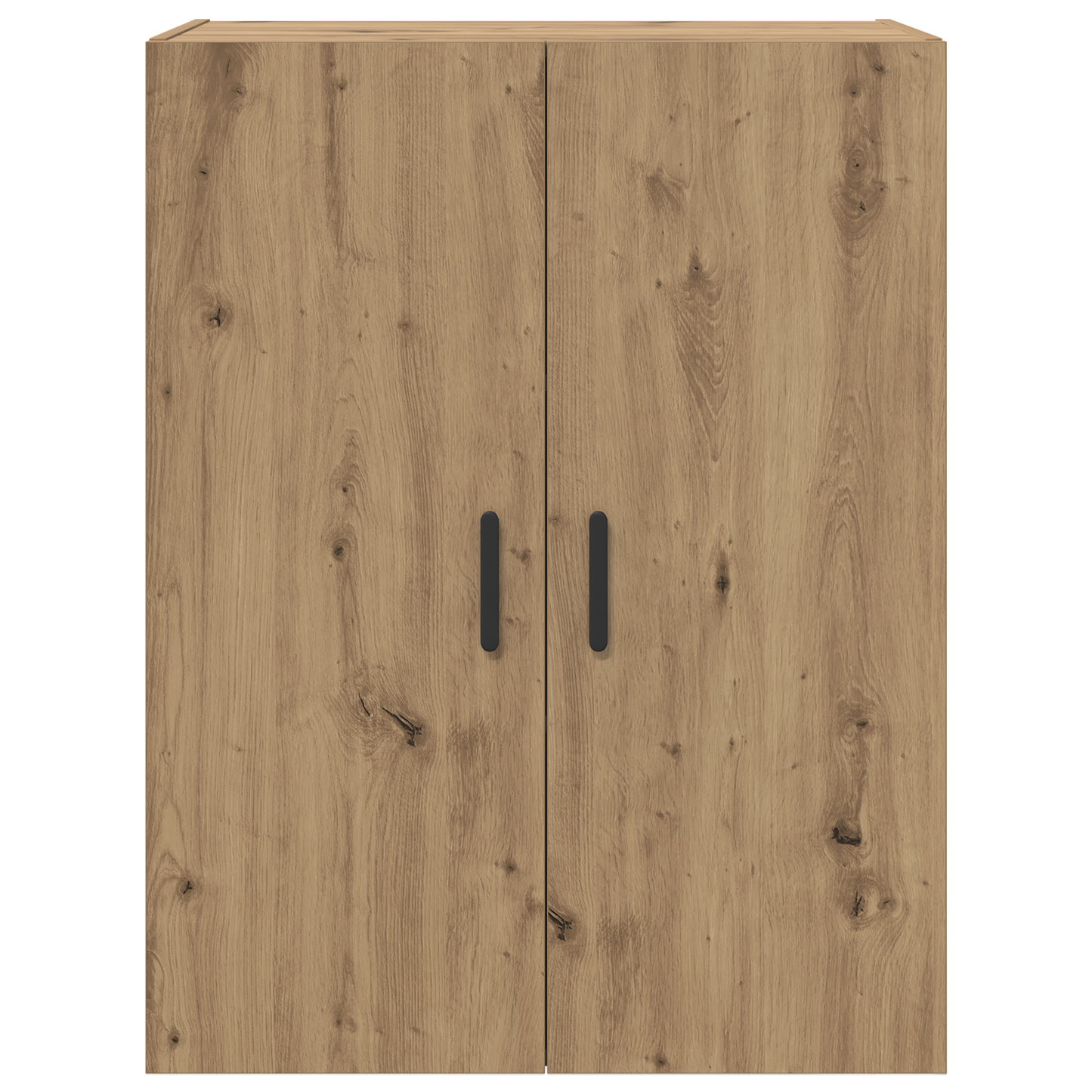 Wandkast artisanaal eikenkleurig 69.5 x 34 x 90 cm Bewerkt hout