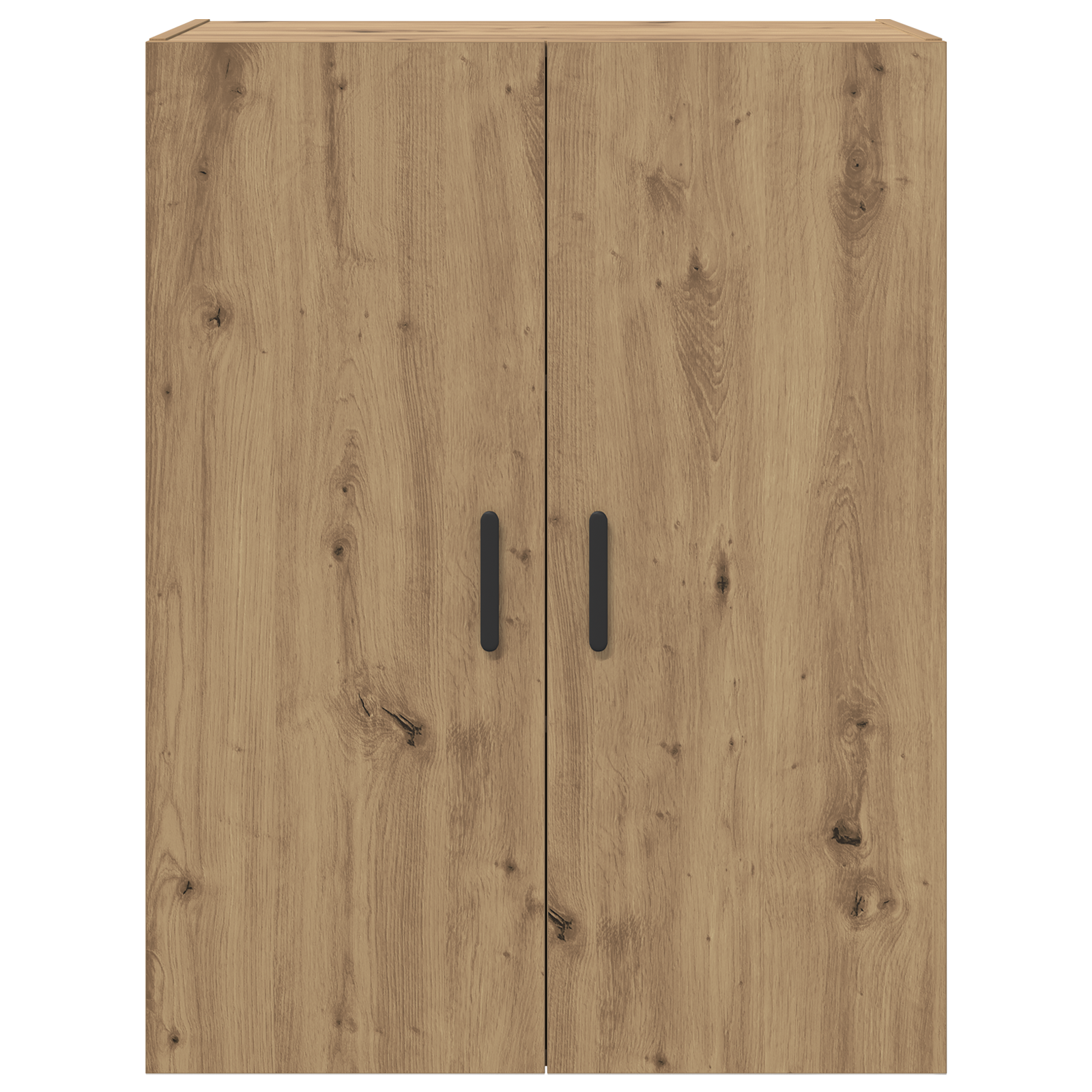 Wandkast artisanaal eikenkleurig 69.5 x 34 x 90 cm Bewerkt hout