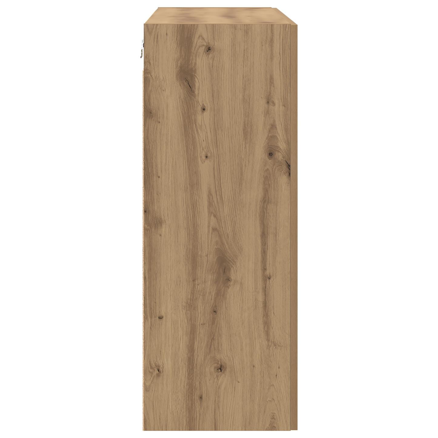 Wandkast artisanaal eikenkleurig 69.5 x 34 x 90 cm Bewerkt hout