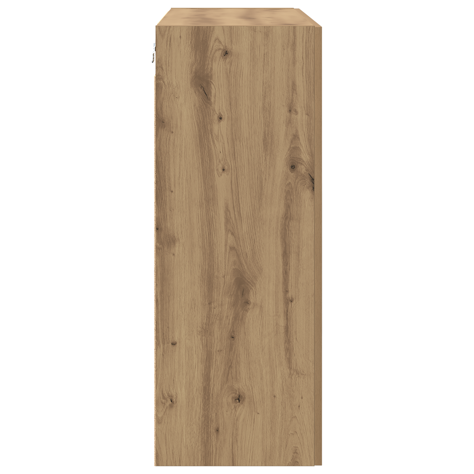 Wandkast artisanaal eikenkleurig 69.5 x 34 x 90 cm Bewerkt hout