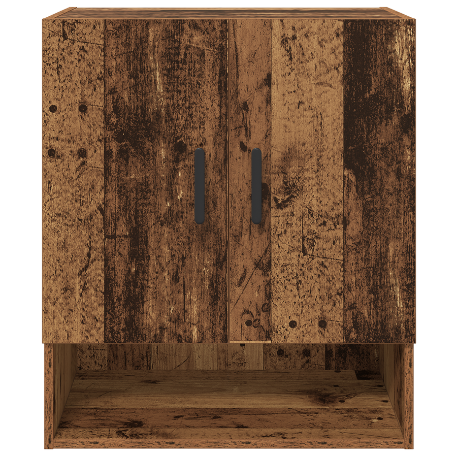 Wandkast Wandgemonteerd Oud hout 60 x 31 x 70 cm Bewerkt hout