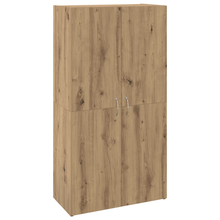 Kantoor kast met plank artisanaal eikenkleurig 60 x 32 x 115 cm