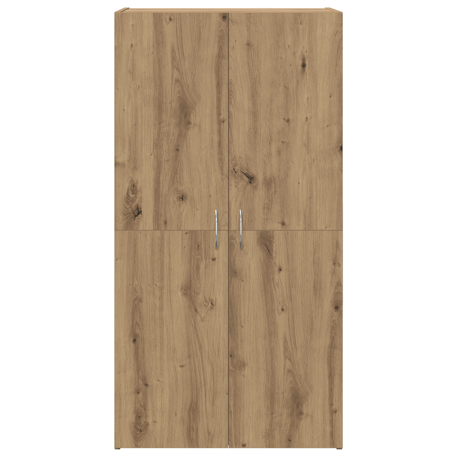 Kantoor kast met plank artisanaal eikenkleurig 60 x 32 x 115 cm