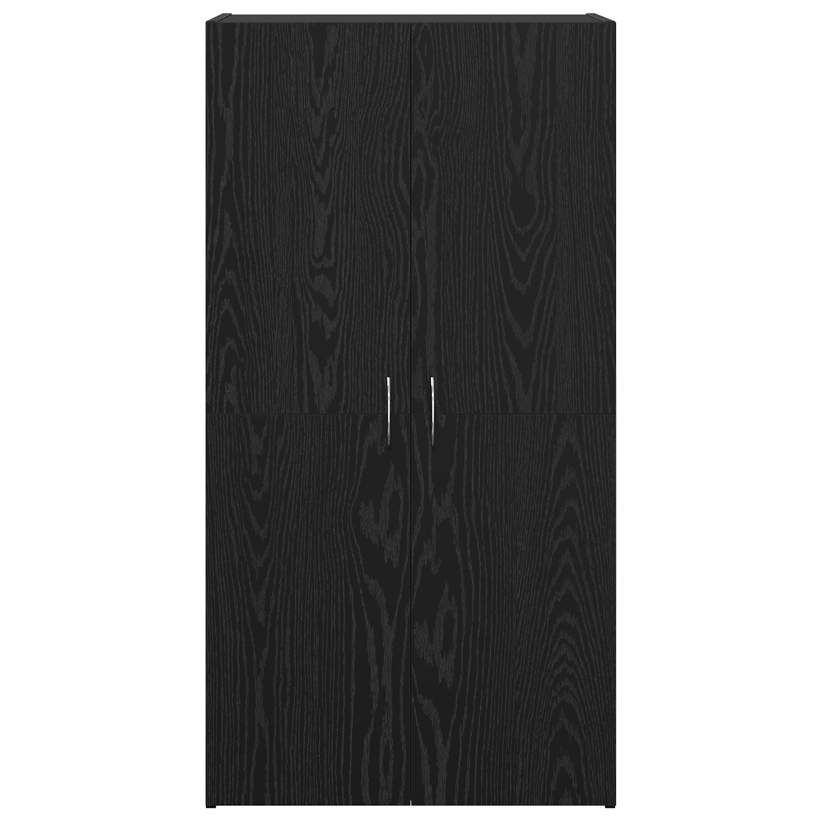 Kantoor kast Zwart eiken 60 x 32 x 115 cm Bewerkt hout