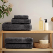Guest towel SOLUND 4 pcs Anthracite 15 x 21 cm 550 gsm