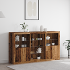 Sideboard oud hout 181,5x37x100 cm