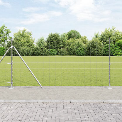Veldomheining 1,2x25 m gegalvaniseerd staal