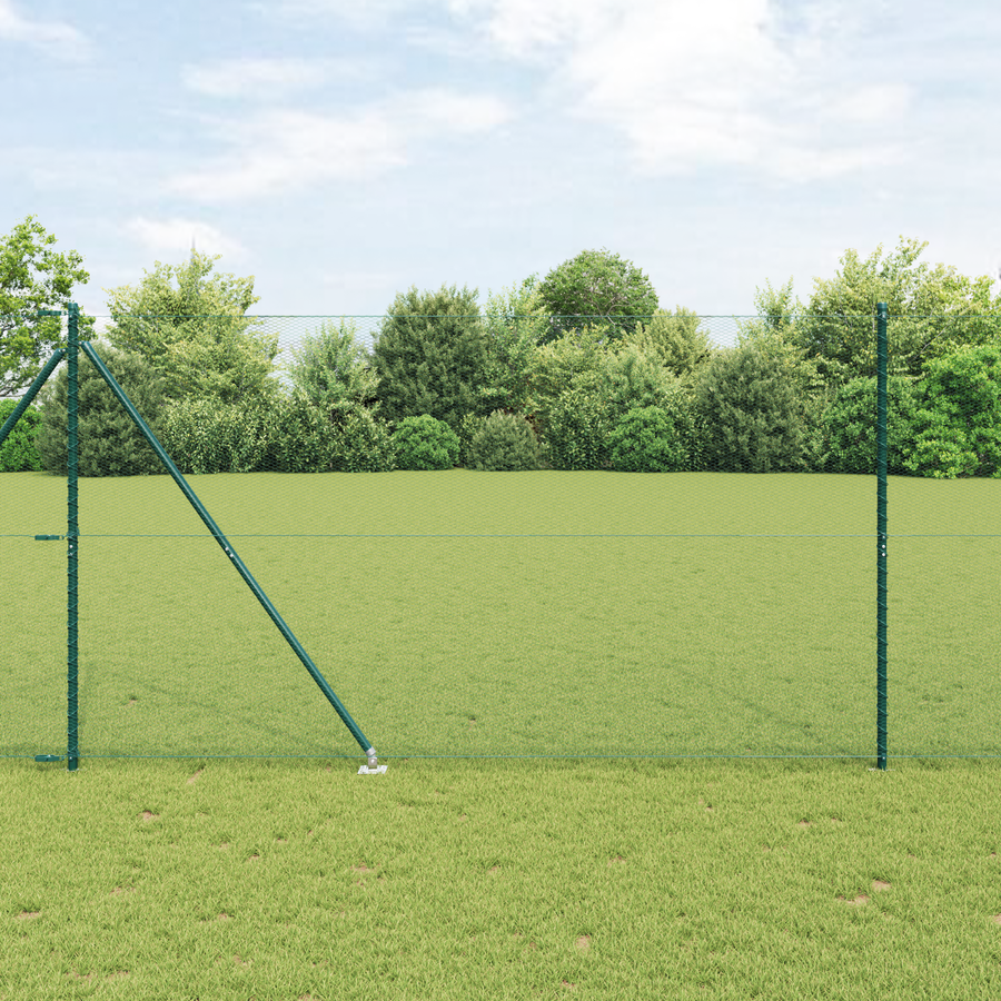 Hexagon Hek Groen 1,5x50 m Staal