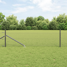 Hexagon Omheining Grijs 0,8x25 m Staal