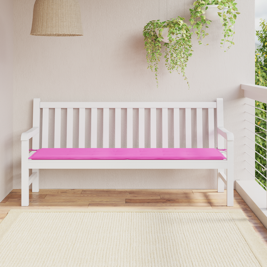 Tuinbankkussen 180x50x4 cm oxford stof roze