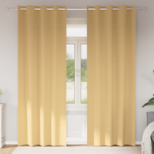 Gordijnen met gordijnen 2 pcs Beige 225 x 140 cm Polyester