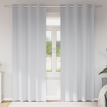 Gordijnen met gordijnen 2 pcs Bleekgrijs 225 x 140 cm Polyester