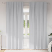 Verduisterende gordijnen 260x140 cm bleekgrijs