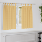Verduisterende gordijnen beige 140 x 140 cm (2 stuks)